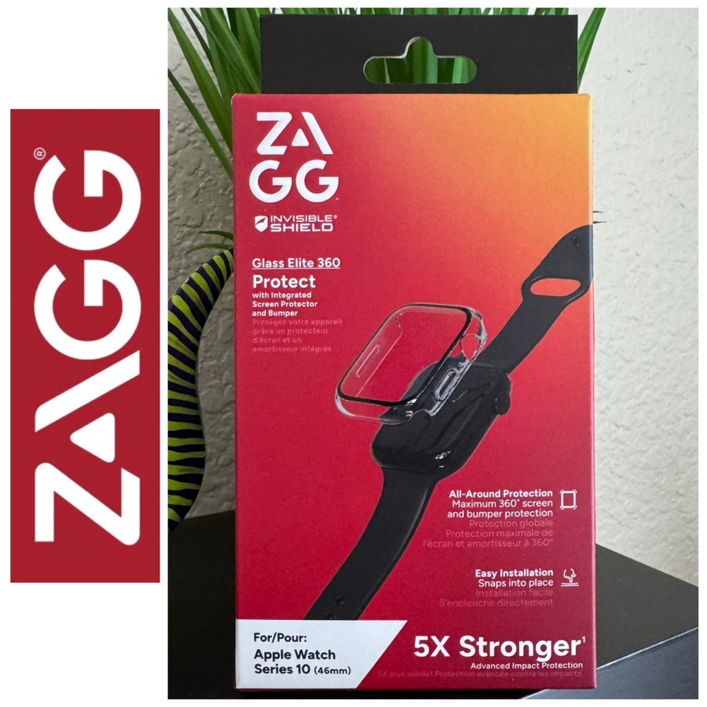 ZAGG InvisibleShield Glass Elite 360 Protect-Apple Watch Series 10 (46mm)